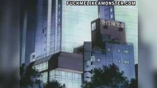 Hentai lesbians scissor fuck in passionate scene