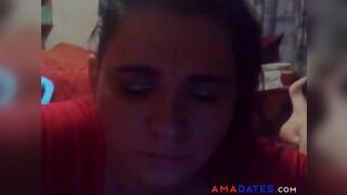 Polish Housegirl blows her man, as good as she can