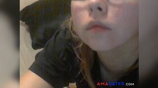 my sexy nerdy girl doing it again