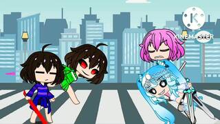 Chara and Frisk fucks Betty and Anna