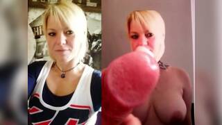 blonde busty compil tribute cum & cock