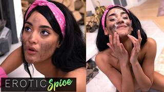 DEVIANTE - Latina Maids free to use pussy lips grip BBC before splattered by massive facial cumshot