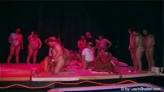 Saturday Night Fever gangbang & pee party with 64 guys & 5 girls [Trailer]