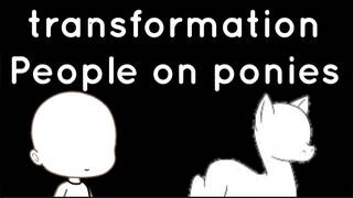 transformation a man on a pony