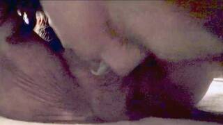 Closeup of cripple cuming fast during blowjob