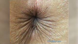 close up butthole winking