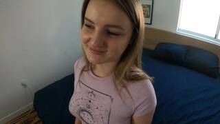 Cute Teen Gamer Loses Game Get Fucked By Daddy Eliza Eves