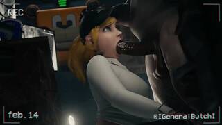 FNAF Security Breach Vanessa Sucked and Fucked in a Office at a Freddy Fazbear Mega Pizzaplex