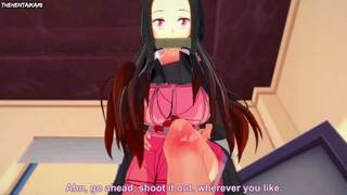 Hentai POV Feet Nezuko Kamado Demon Slayer