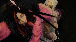 Daki futa x Nezuko dominant demon