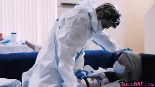 Hairy tattooed stepsister pussy fucked by her stepbrother