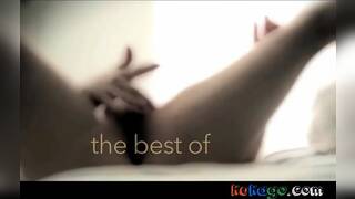 Wet orgasm in the bathroom