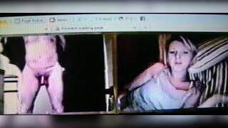 She trys to look away but can't resist my shit-hot show (+ sound )