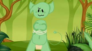 Demon gets fucked in forest