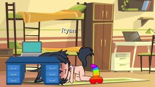 Jayden catches Ryan riding a dildo