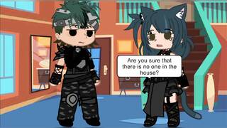 girl masturbates but people break in the house and she gets fucked