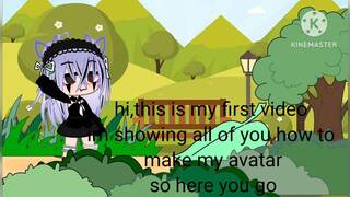 Introduction to my OC//first vid//gacha club//