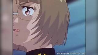 Fisted shy anime teen takes it all in