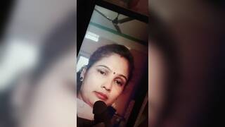 Desi Pratima Saha aunty Cumtribute