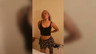 Nigerian Slut Hanni Strips