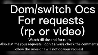 Sex requests dom/switch (requests closed)