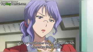 Hentai busty college teens having hardcore sex