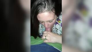 Horny Milf Showing Her Blowjob Skills - Homemade