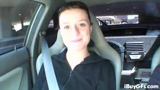 Bikini babe toyed in her hot round booty