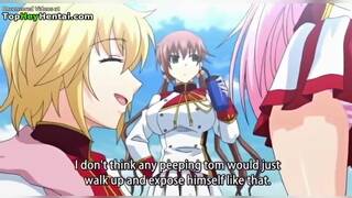 Hentai guy fucks sexy busty college girls