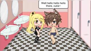 I got seduced and cheated on my gf in public~ | Gacha Straight Sex (with sound)