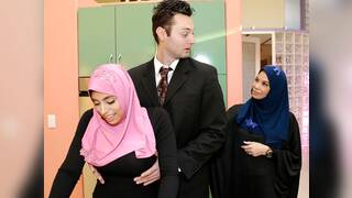 Huge tits Arab teen virgin Ella Knox has sex with her stepmoms boyfriend