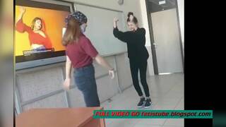 Black school tight pants dance 2