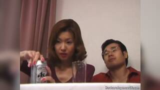 Pussy licked asian MILF gets fucked