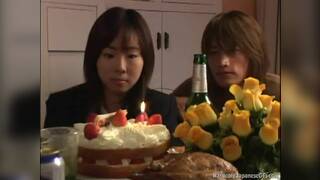 Birthday teen fucked after oral