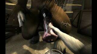 Dog and Deer by H0rs3