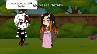 Gacha Club Tommy x Me please Nezuko video