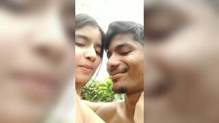 Viral Assamese dhekiajuli couple kissing horny
