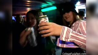 Party coed teens going lesbo