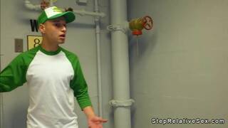 Big tits stepsister fucked in hotel