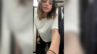 pretty spanish teen undress in changing room