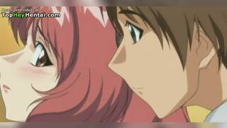 Hot busty girl enjoys great cumshot