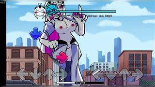 FNF Nude Nikusa Edit Mod but She is Giant