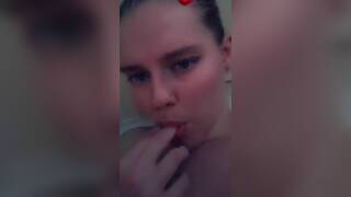 Candy Plays With Her Sloppy Pussy