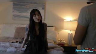 Stepsister Goth Charlotte Cheats On Boyfriend & Sucks On Brother's Big Dick