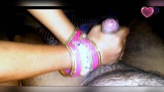 Newly bhabhi first time