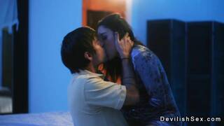 Stunning babe fucked by rich guy at his home