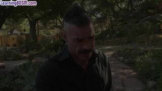 Mouthgagged slut fuck red raw