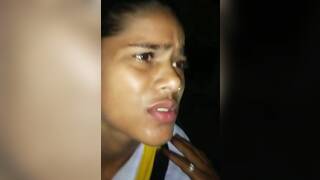 cute village girl Blowjob and painful fucking hairy pussy