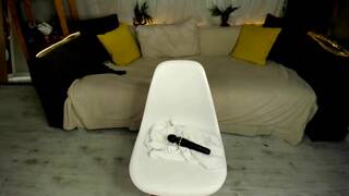 She tried nipple clamps on her big tits