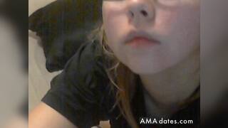 my sexy nerdy girl doing it again